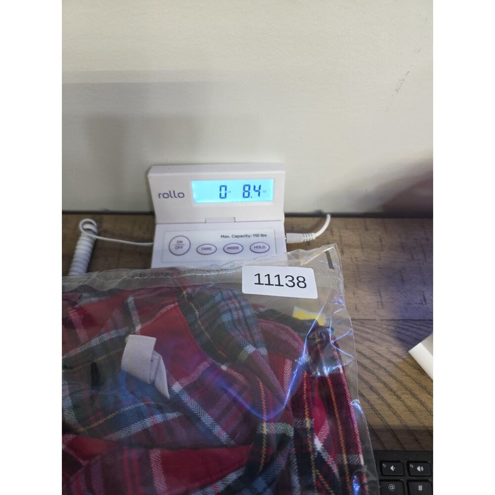 Lands End Kids Shirt Boys Large 14/16 Red Plaid Flannel Button Up - Picture 8 of 8